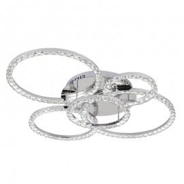 6038 InLight Πλαφονίερα οροφής από χρώμιο μέταλλο και κρύσταλλα (6038)