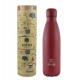 01-8543 ΘΕΡΜΟΣ TRAVEL FLASK SAVE THE AEGEAN 500ml MATTE RED