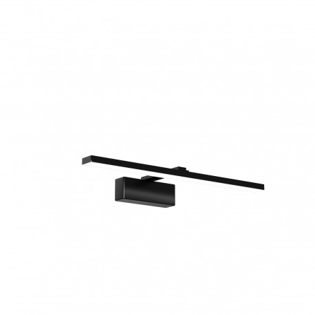 LED-1WBLACK Φωτιστικό Τοίχου Led 5W 6000K 400Lm Μαύρο 34x11x3cm
