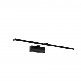 LED-3WBLACK Φωτιστικό Τοίχου Led 6W 6000K 450Lm Μαύρο 44x11x3cm