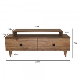 ΕΠΙΠΛΟ ΤΗΛΕΟΡΑΣΗΣ ΜΕ ΣΥΡΤΑΡΙΑ ΚΑΡΥΔΙΑ 49x110x41 ΚΩΔ.245