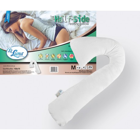 LA LUNA/ LA LUNA THE HALF-SIDE SUPPORT PILLOW ΜΑΞΙΛΑΡΙ ΣΤΗΡΙΞΗΣ & ΘΗΛΑΣΜΟΥ 150Χ75 ΕΚ