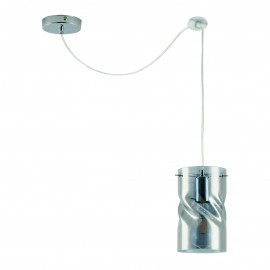 77-8181 KQ S0616-1 TWIST SMOKEY PENDANT GLASS Γ4