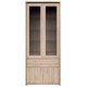 TO-NORT2D2W1S Βιτρίνα Norton Δίφυλλη 88x40x210εκ Σονόμα Δύο πόρτες