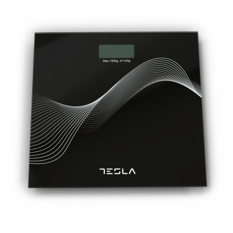 TESLA BS102B ΨΗΦΙΑΚΗ ΖΥΓΑΡΙΑ ΜΠΑΝΙΟΥ 3KG-180KG BLACK