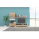 33-037 Σύνθετο Lucia oak votan/white gloss 175x39x39 DIOMMI 33-037