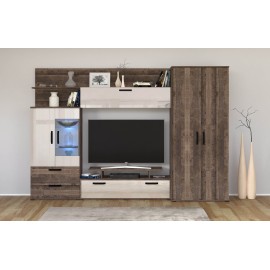 33-034 Σύνθετο Aurora colonial oak/satin gloss 280x53 DIOMMI 33-034