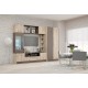 33-048 Σύνθετο Opal 2 oak elegance/dark cappuccino 260x52x190 DIOMMI 33-048