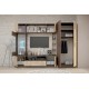 33-048 Σύνθετο Opal 2 oak elegance/dark cappuccino 260x52x190 DIOMMI 33-048