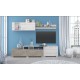 33-039 Σύνθετο Eva oak blanco/oak norte 200x33-46 DIOMMI 33-039