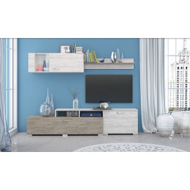 33-039 Σύνθετο Eva oak blanco/oak norte 200x33-46 DIOMMI 33-039