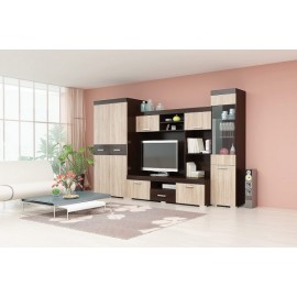 33-047 Σύνθετο Madeira oak sonoma/wenge 270x53x193 DIOMMI 33-047