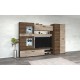33-052 Σύνθετο Arizona maron oak/norte oak 280x50x185 DIOMMI 33-052