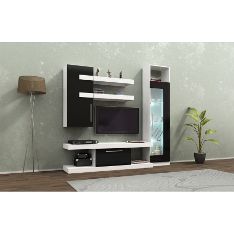 33-053 Σύνθετο Alania white/black 190x40x190 DIOMMI 33-053