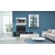 33-062 Σύνθετο Rimini 3 silk nero/silk light 174x45 DIOMMI 33-062