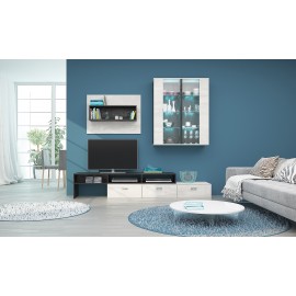 33-062 Σύνθετο Rimini 3 silk nero/silk light 174x45 DIOMMI 33-062