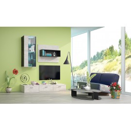 33-060 Σύνθετο Rimini 2 silk nero/silk light 174x45 DIOMMI 33-060