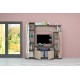 33-057 Σύνθετο Ida carbon oak/sonoma oak 160x35x160 DIOMMI 33-057