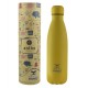 01-9007 ESTIA ΘΕΡΜΟΣ TRAVEL FLASK SAVE THE AEGEAN 500ml BURNT YELLOW
