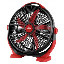 HUMAN KYT-50E ΑΝΕΜΙΣΤΗΡΑΣ ΔΑΠΕΔΟΥ BOX FAN ΜΑΥΡΟ/ΚΟΚΚΙΝΟ 50CM 85W