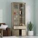 TO-NORT2D2W1S Βιτρίνα Norton Δίφυλλη 88x40x210εκ Σονόμα Δύο πόρτες