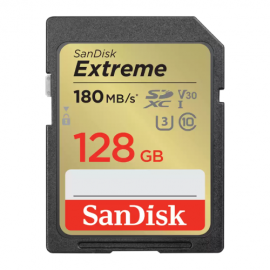 531678 SanDisk Extreme 128GB SDXC UHS-I + 1 year RescuePRO Deluxe