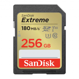 531679 SanDisk Extreme 256GB SDXC UHS-I + 1 year RescuePRO Deluxe