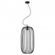 77-8230 SE21-BL-30 MED BLACK METAL GRID PENDANT E4