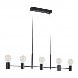 77-8249 SE21-BL-120 ADEPT BLACK METAL PENDANT