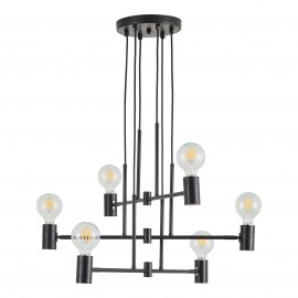77-8250 SE21-BL-100 ADEPT BLACK METAL PENDANT