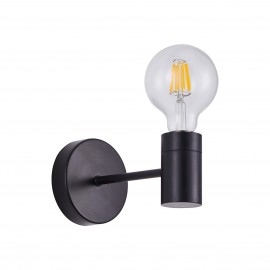 77-8253 SE21-BL-16 ADEPT BLACK WALL LAMP