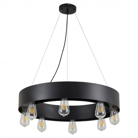 77-8255 SE21-BL-65 TALE BLACK METAL PENDANT B2