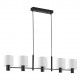 77-8293 SE21-BL-120-SH1 ADEPT BLACK PENDANT WHITE SHADE+