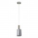 77-8392 SE21-NM-4-GL1 ADEPT TUBE Nickel Matt Pendant Smoked Glass