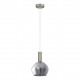 77-8399 SE21-NM-4-GL2 ADEPT TUBE Nickel Matt Pendant Smoked Glass