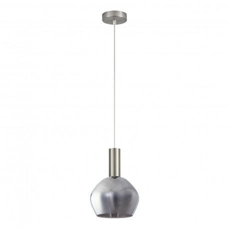 77-8399 SE21-NM-4-GL2 ADEPT TUBE Nickel Matt Pendant Smoked Glass