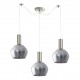 77-8401 SE21-NM-4-GL2-NM3 ADEPT TUBE Nickel Matt Pendant Smoked Glass