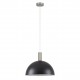 77-8406 SE21-NM-4-MS40 ADEPT TUBE Nickel Matt Pendant Black Metal Shade