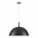 77-8410 SE21-NM-4-MS50 ADEPT TUBE Nickel Matt Pendant Black Metal Shade