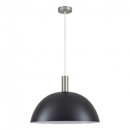77-8410 SE21-NM-4-MS50 ADEPT TUBE Nickel Matt Pendant Black Metal Shade