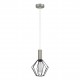 77-8435 SE21-NM-4-GR1 ADEPT TUBE Nickel Matt Pendant Black Metal Grid