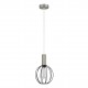 77-8442 SE21-NM-4-GR2 ADEPT TUBE Nickel Matt Pendant Black Metal Grid