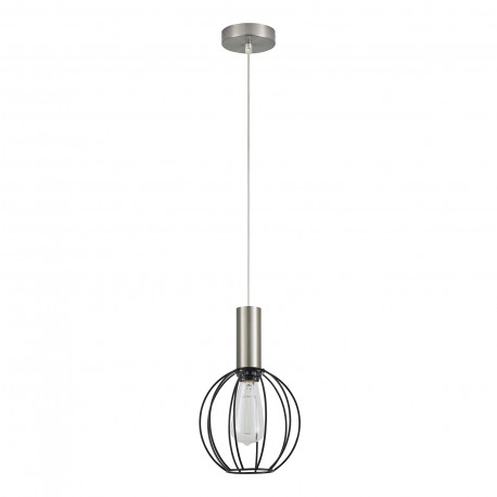 77-8442 SE21-NM-4-GR2 ADEPT TUBE Nickel Matt Pendant Black Metal Grid