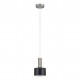 77-8449 SE21-NM-4-MS1 ADEPT TUBE Nickel Matt Pendant Black Metal Shade