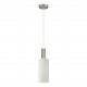 77-8470 SE21-NM-4-GL3 ADEPT TUBE Nickel Matt Pendant White Glass