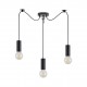 77-8478 SE21-BL-4-BL3 ADEPT TUBE Black Pendant