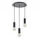 77-8480 SE21-BL-4-3BL ADEPT TUBE Black Pendant