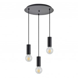 77-8480 SE21-BL-4-3BL ADEPT TUBE Black Pendant