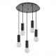 77-8481 SE21-BL-4-5BL ADEPT TUBE Black Pendant