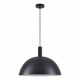 77-8501 SE21-BL-4-MS50 ADEPT TUBE Black Metal Shade Pendant
